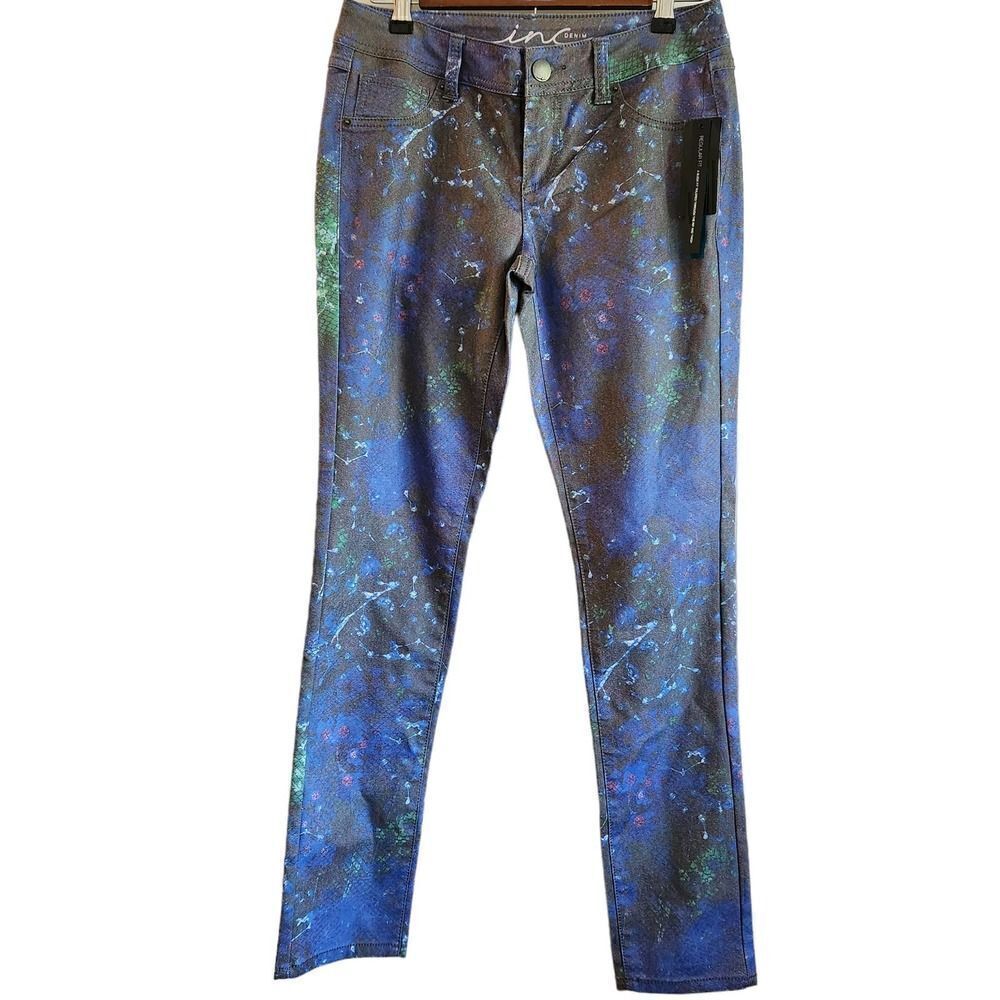 INC Snake Blossom Skinny Jeans Size 6